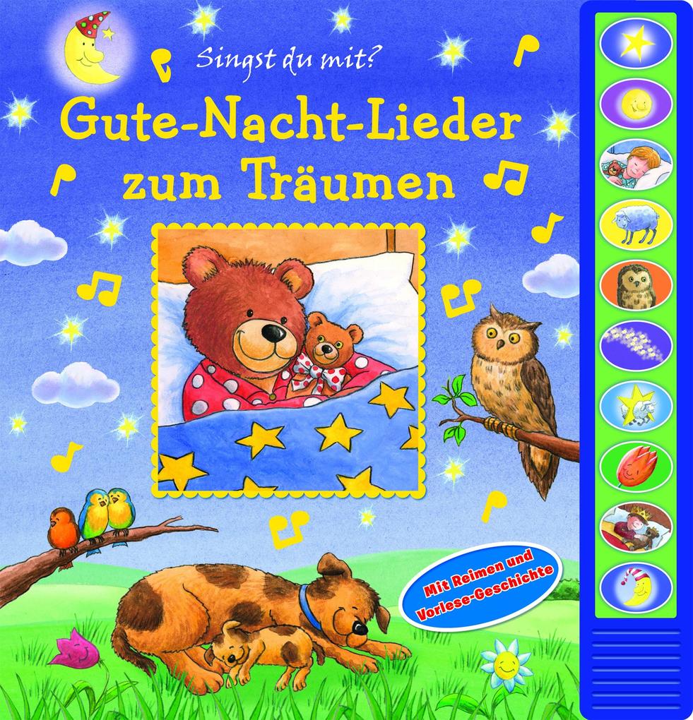 Image of Gute-Nacht-Lieder zum Träumen - Vorlese-Pappbilderbuch mit 10 Melodien für Kinder ab 3 Jahren