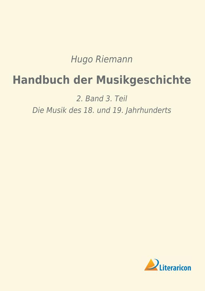 Handbuch der Musikgeschichte