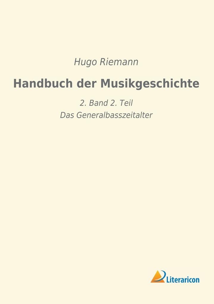 Handbuch der Musikgeschichte