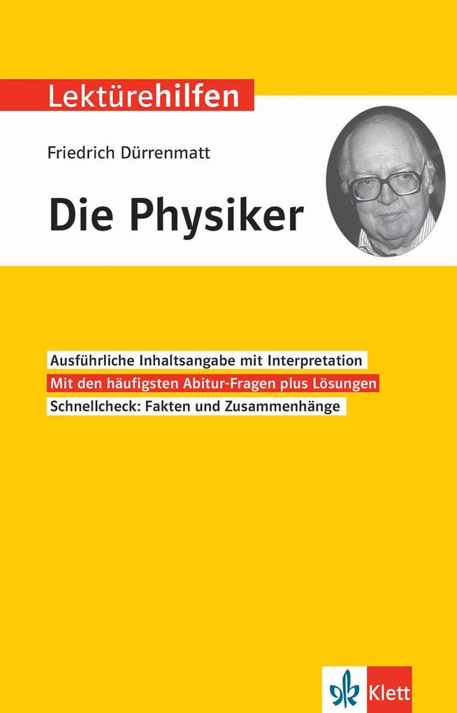 Lektürehilfen Friedrich Dürrenmatt Die Physiker
