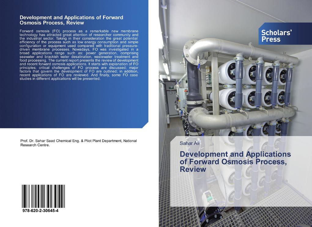 Development and Applications of Forward Osmosis Process Review