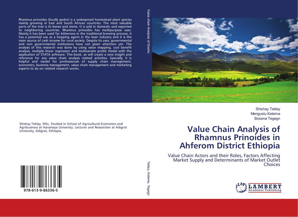 Value Chain Analysis of Rhamnus Prinoides in Ahferom District Ethiopia