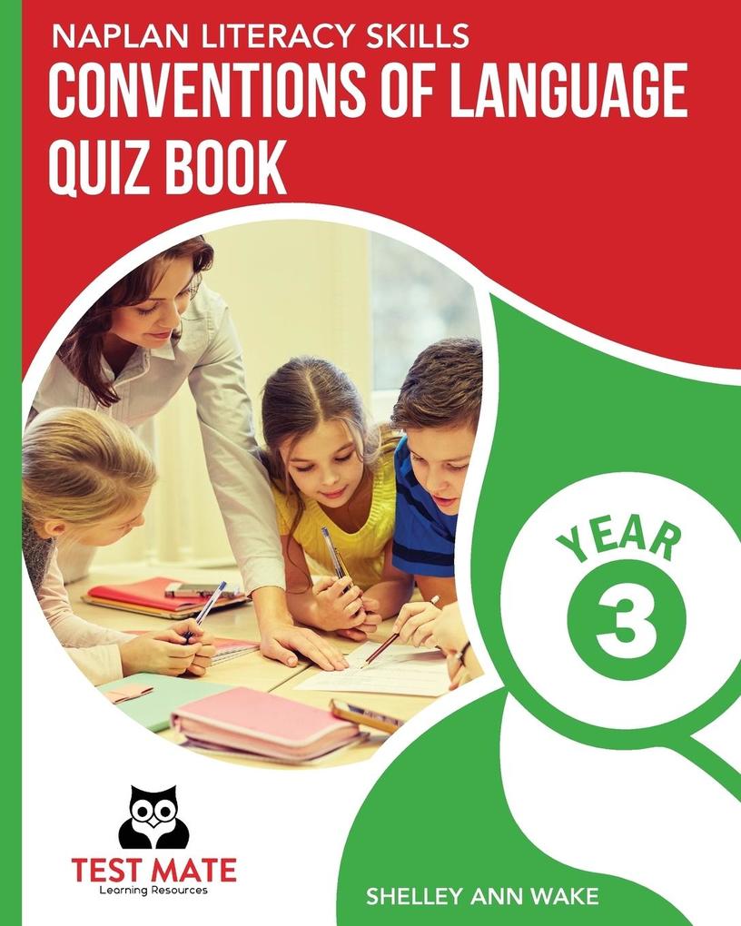 NAPLAN LITERACY SKILLS Conventions of Language Quiz Book Year 3