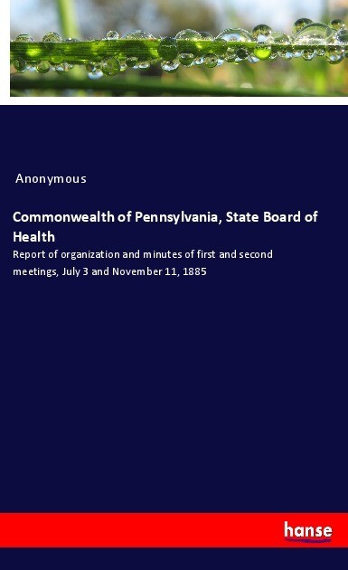 Commonwealth of Pennsylvania State Board of Health