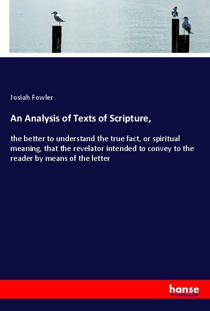 An Analysis of Texts of Scripture