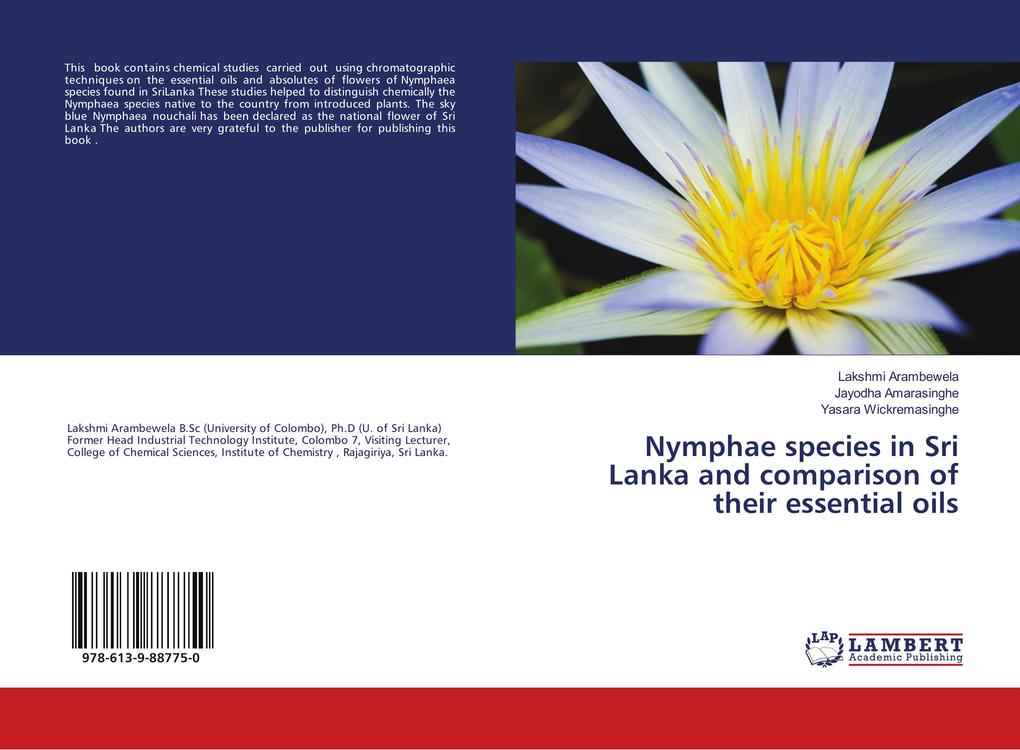 Nymphae species in Sri Lanka and comparison of their essential oils