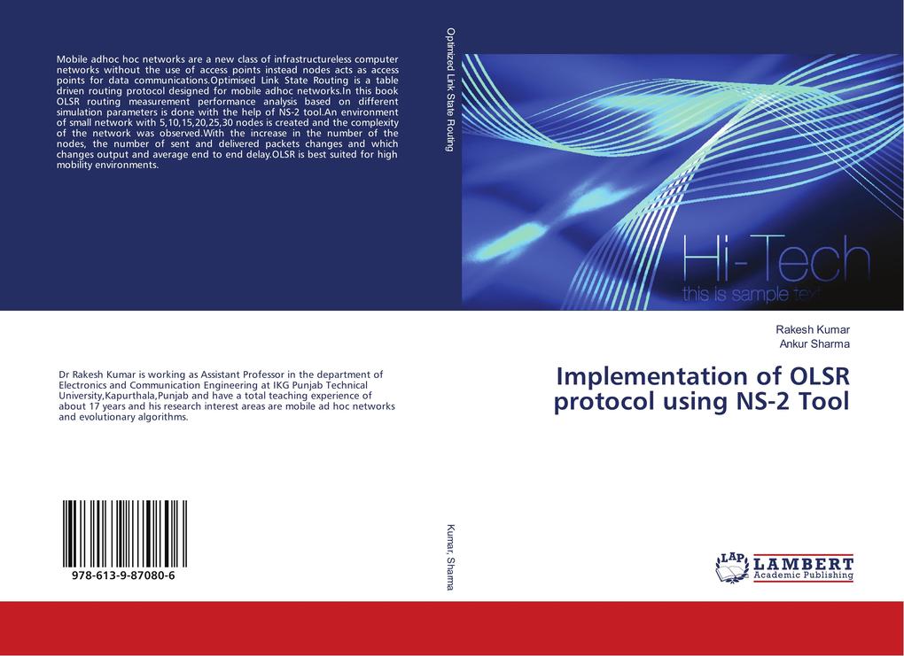 Implementation of OLSR protocol using NS-2 Tool