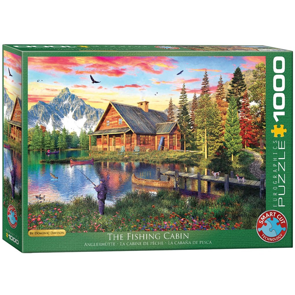 Eurographics 6000-5376 - Die Anglerhütte von Dominic Davison Puzzle 1.000 Teile