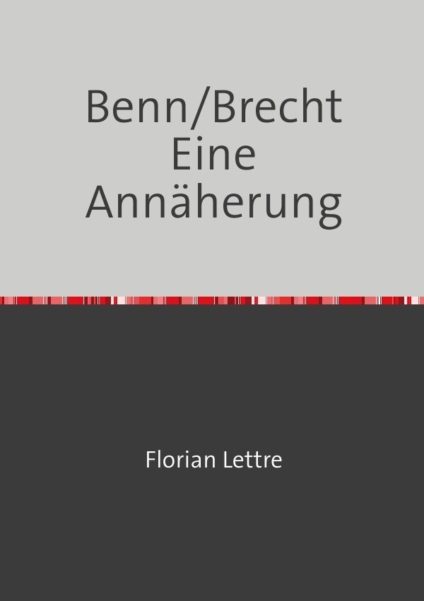 Image of Benn/Brecht Eine Annäherung