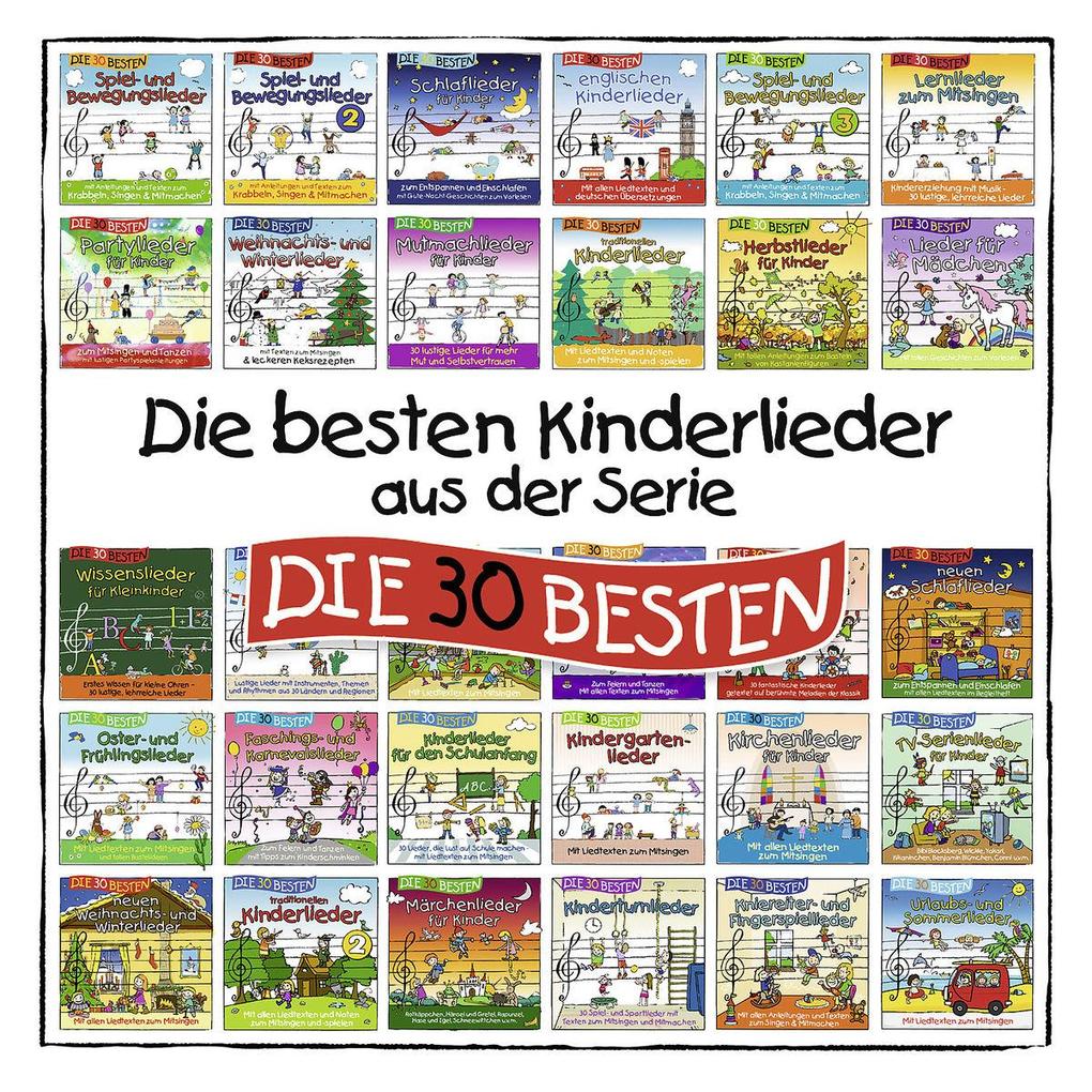 Image of "CD Die besten Kinderlieder aus ""Die 30 Besten""" Hörbuch