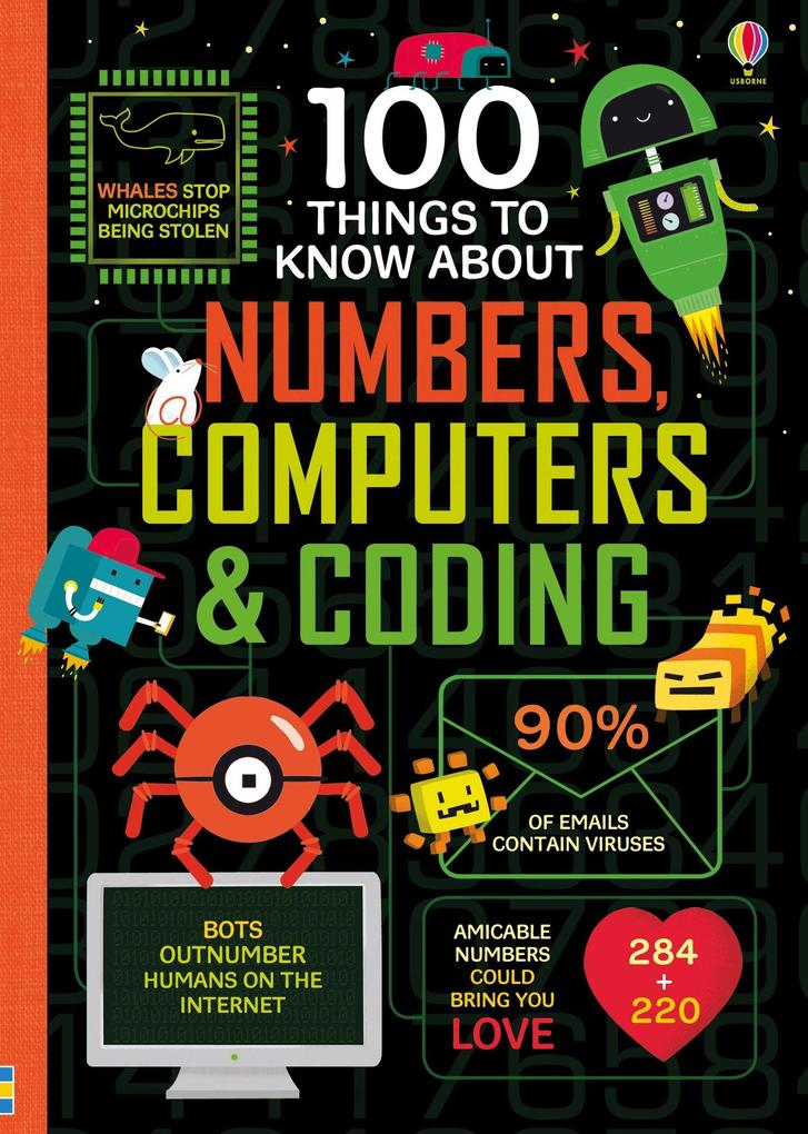 Usborne Publishing Ltd 100 Things To Know About Numbers Computers & Coding