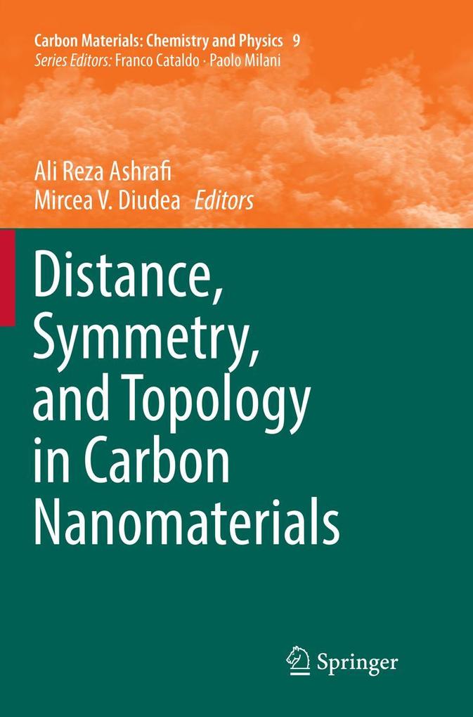 Distance Symmetry and Topology in Carbon Nanomaterials