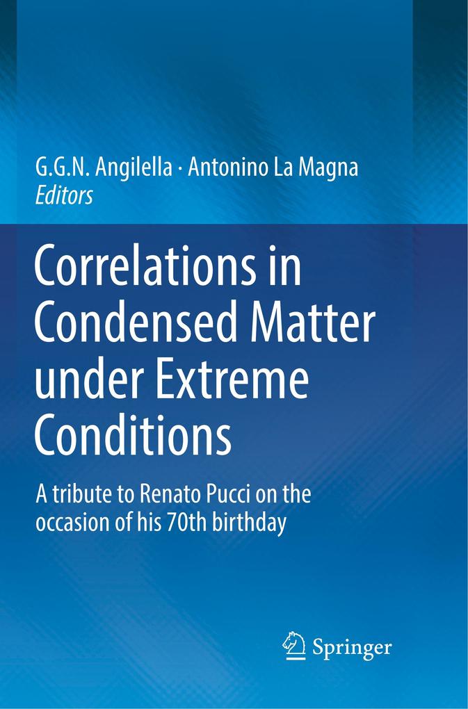 Correlations in Condensed Matter under Extreme Conditions