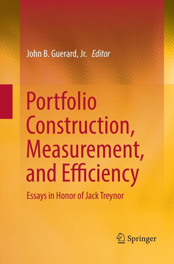 Portfolio Construction Measurement and Efficiency