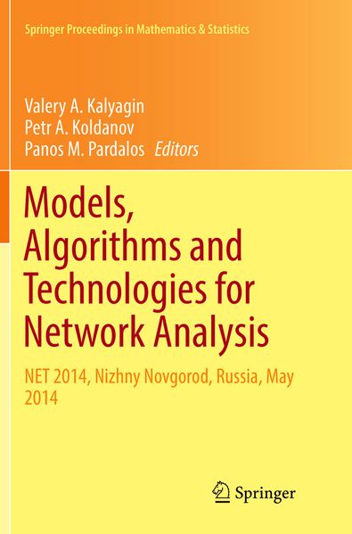 Models Algorithms and Technologies for Network Analysis