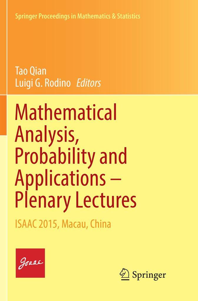Mathematical Analysis Probability and Applications - Plenary Lectures