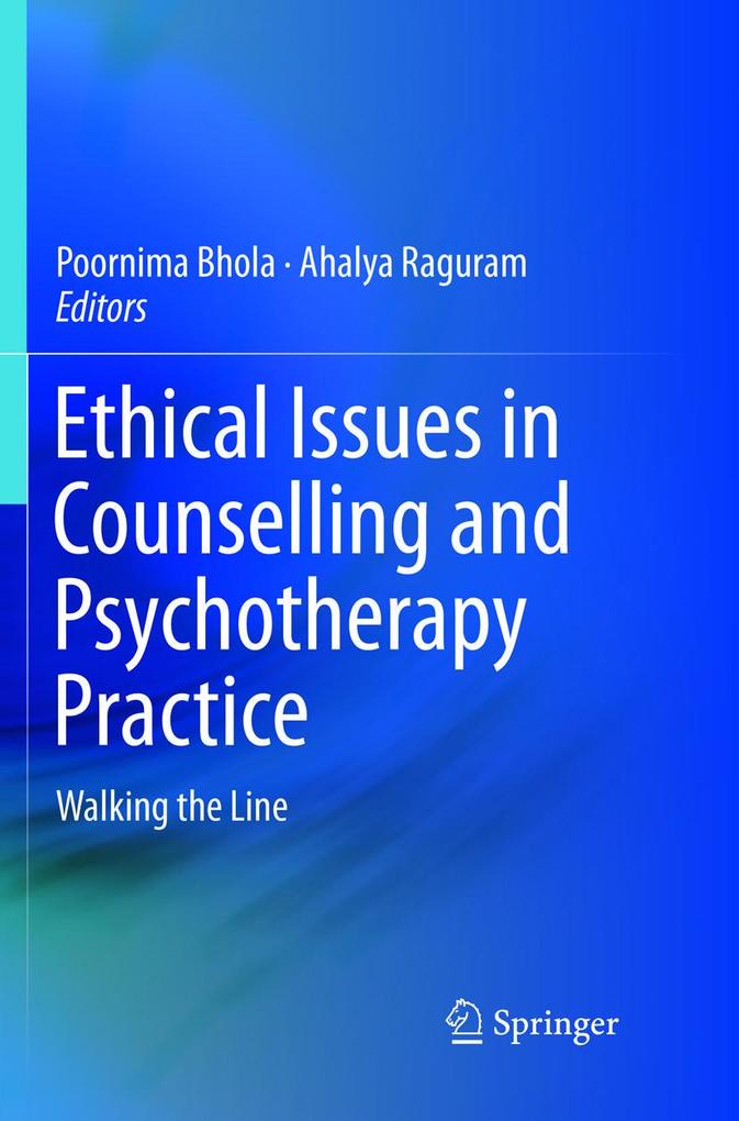 Ethical Issues in Counselling and Psychotherapy Practice