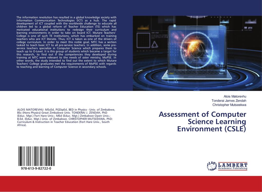 Assessment of Computer Science Learning Environment (CSLE)
