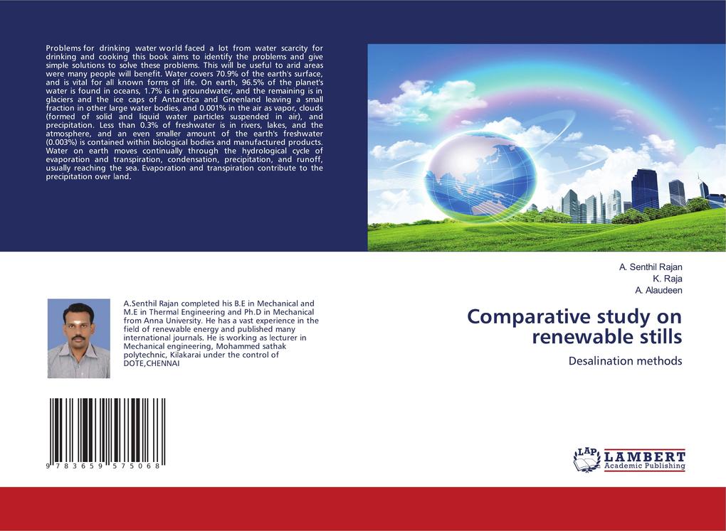 Comparative study on renewable stills - A. Senthil Rajan/ K. Raja/ A. Alaudeen