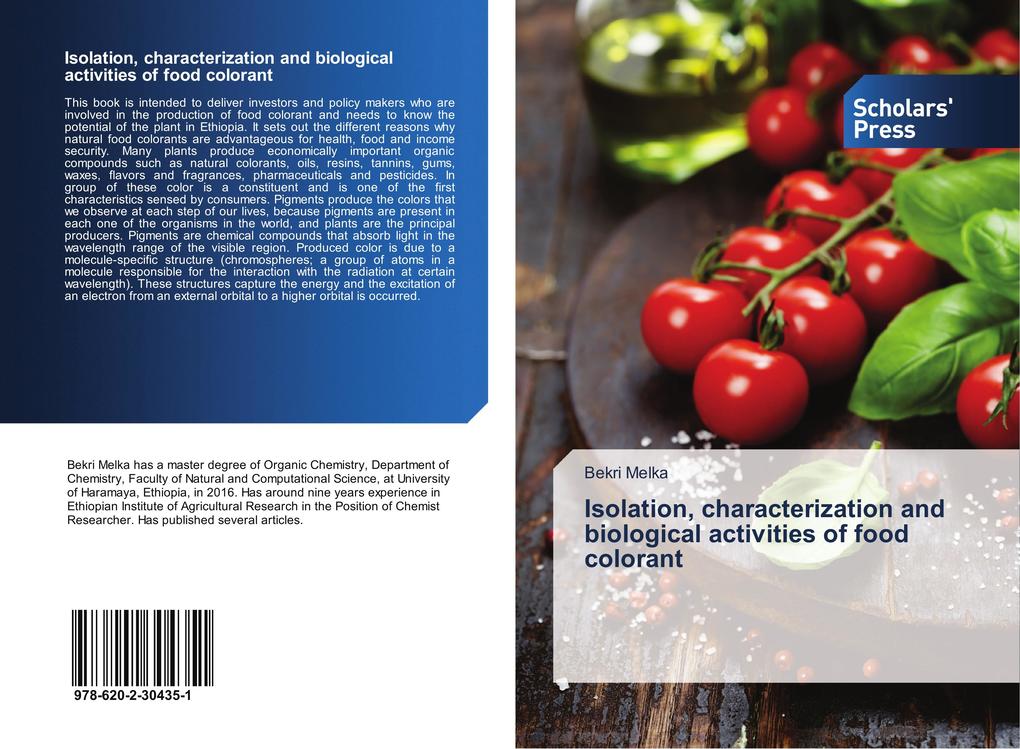Isolation characterization and biological activities of food colorant