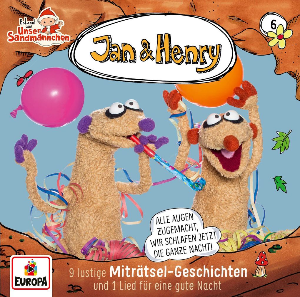 Image of Jan & Henry - Jan & Henry - 006 / 9 lustige Miträtsel-Geschichten und 1 Lied - (CD)