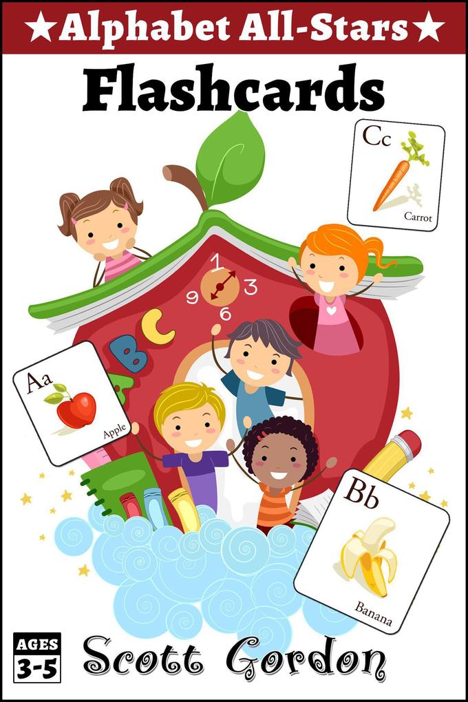 Alphabet All-Stars Flashcards (Fruits and Vegetables)