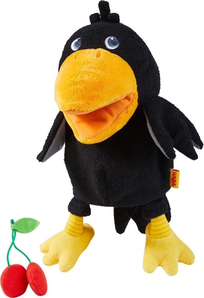 Image of HABA 304203 Handpuppe Rabe Theo, 30 cm bunt