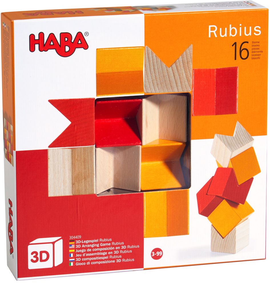 Image of HABA - 3D-Legespiel Rubius