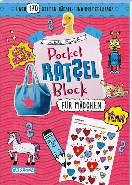 Image of Pocket-Rätsel-Block: Für Mädchen