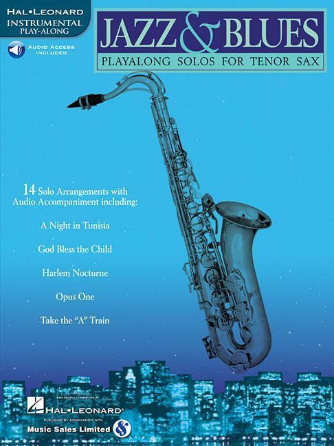 Jazz & Blues - Play-Along Solos - Tenor Sax Book/Online Audio [With CD (Audio)]