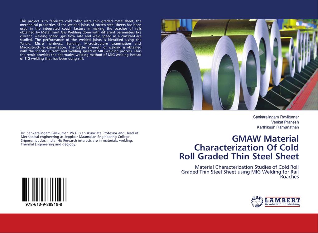 GMAW Material Characterization Of Cold Roll Graded Thin Steel Sheet