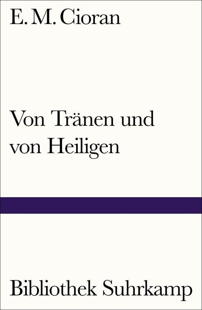 Suhrkamp Von Tränen Und Von Heiligen