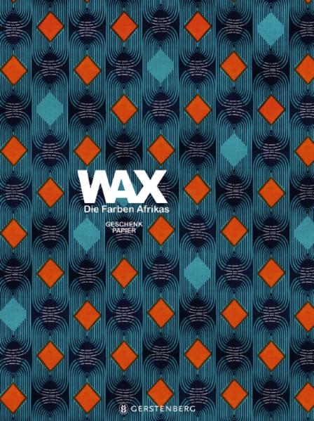 WAX Geschenkpapier Die Farben Afrikas - Motiv Rote Karos