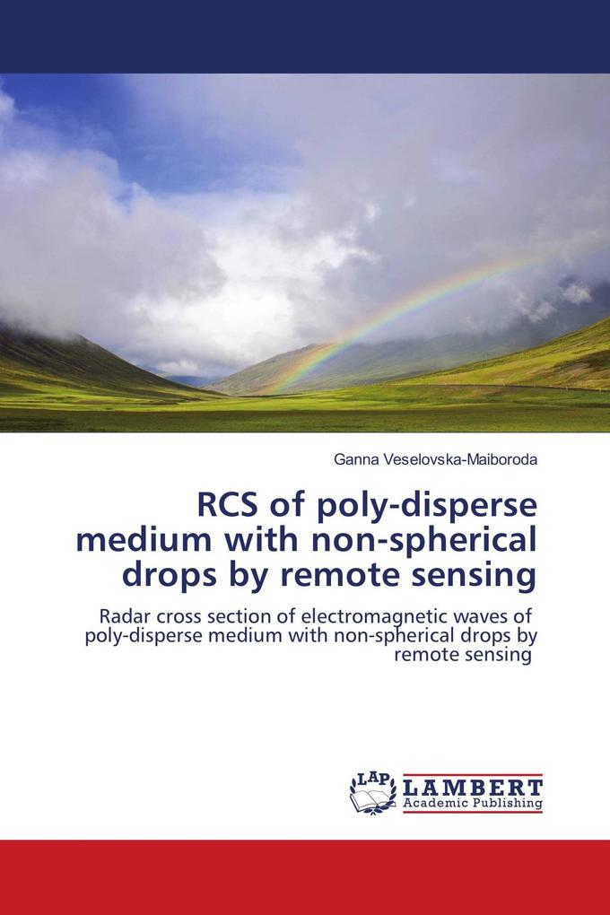 RCS of poly-disperse medium with non-spherical drops by remote sensing