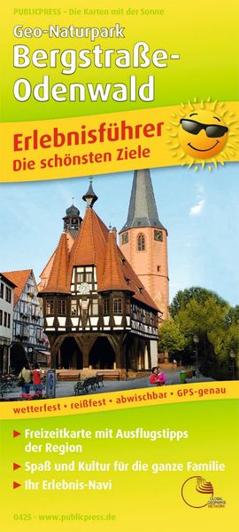 Publicpress Erlebnisführer Geo-Naturpark Bergstraße-Odenwald 1:120.000