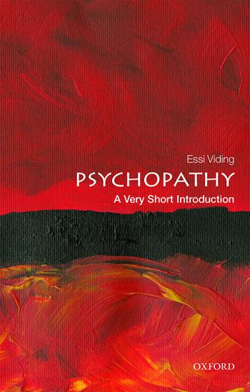 Oxford University Press Psychopathy, A Very Short Introduction