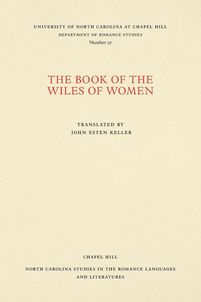 The Book of the Wiles of Women