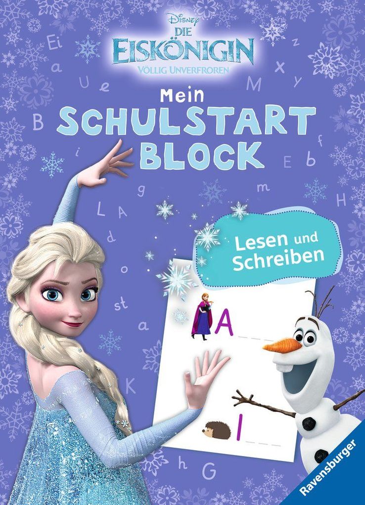 Disney Die Eiskonigin Mein Schulstartblock Lesen Und Schreiben Buch Kartoniert