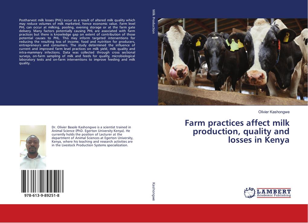 Farm practices affect milk production quality and losses in Kenya