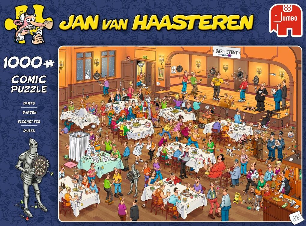 Image of Jan van Haasteren - Darts - 1000 Teile Puzzle