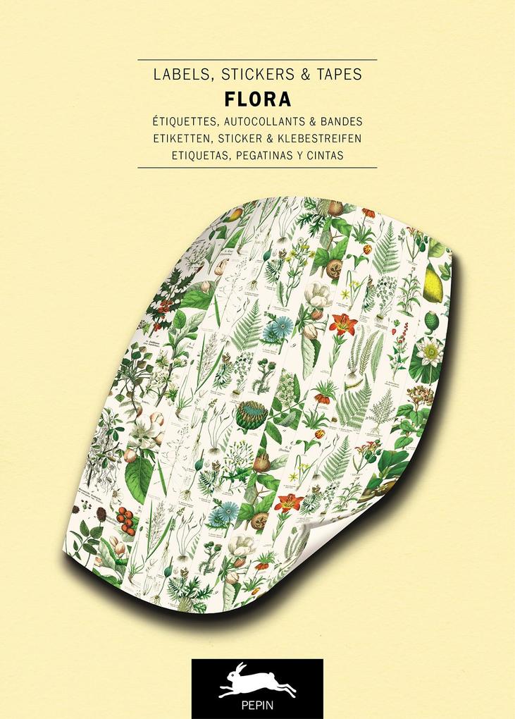Flora - Label Sticker & Tape Books