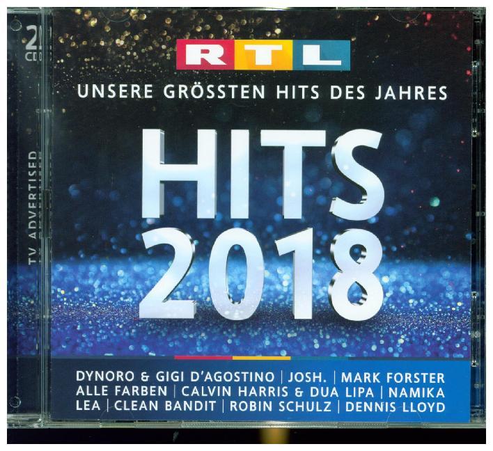 RTL HITS 2018 2 Audio-CDs