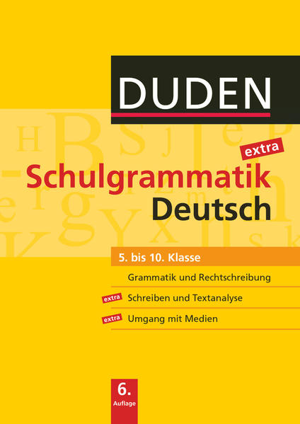 Duden Schulgrammatik extra 5.-10. Schuljahr - Deutsch