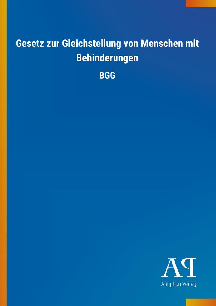 Gesetz zur Gleichstellung von Menschen mit Behinderungen