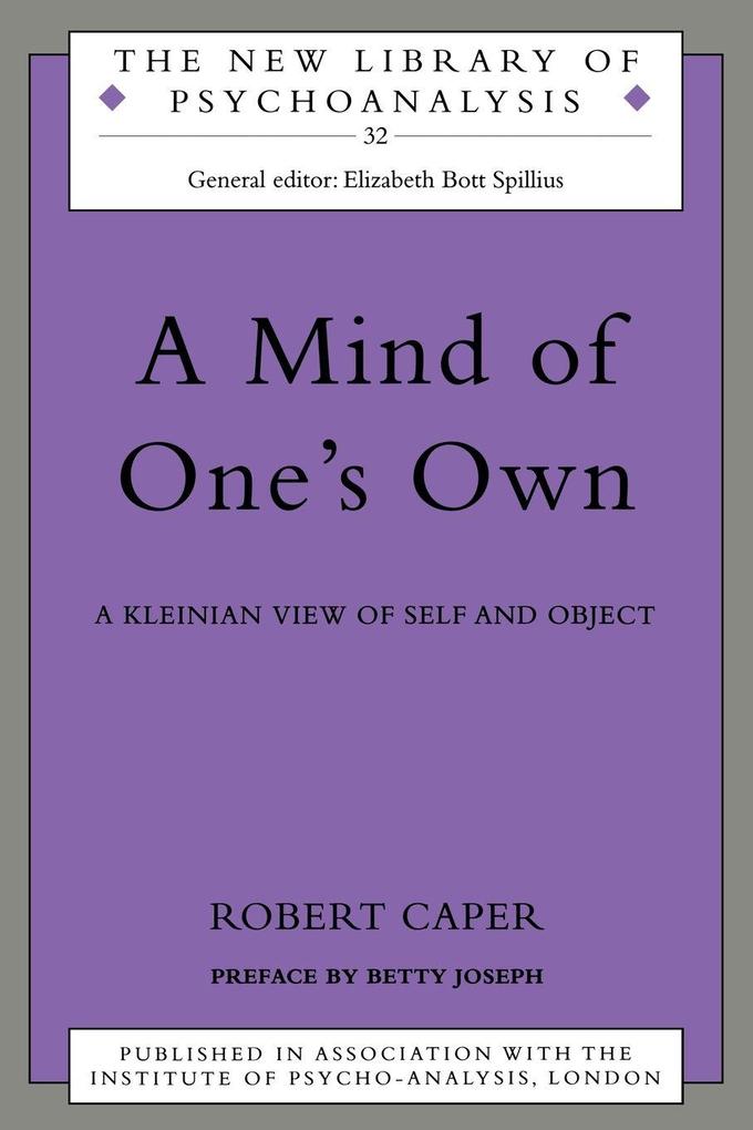 A Mind of One's Own