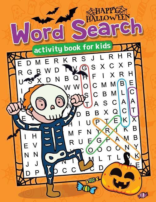 Happy Halloween Word Search: Easy and Fun Activity Book for Kids