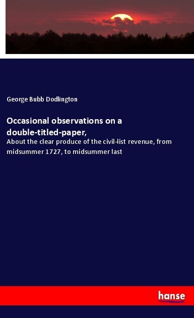 Occasional observations on a double-titled-paper