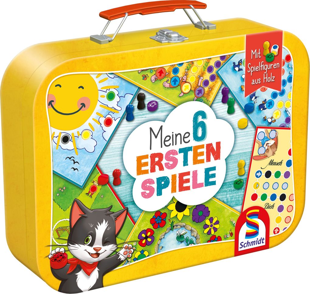 Schmidt Spiele - Meine 6 ersten Spiele im Metallkoffer