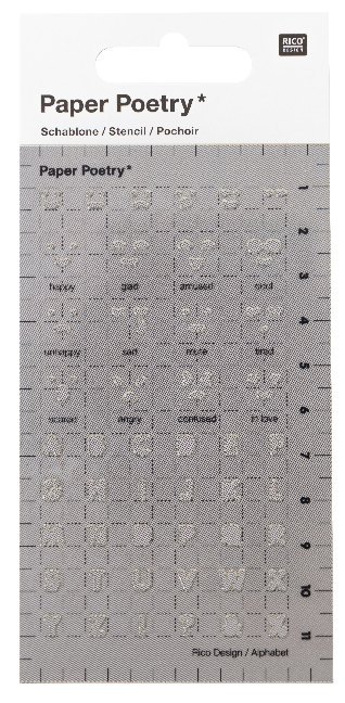 Schablone Bullet Diary Emotion
