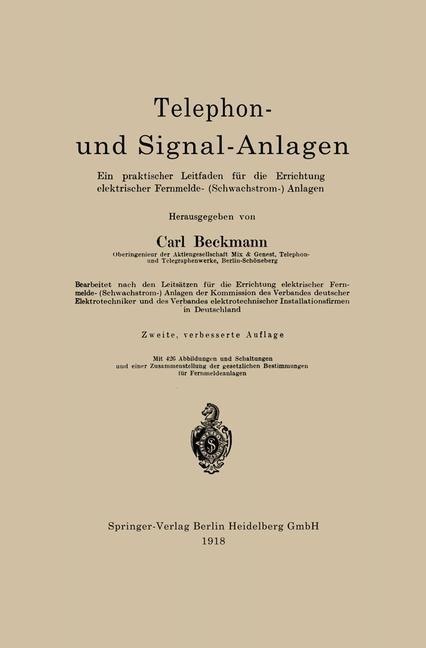 Telephon- und Signal-Anlagen